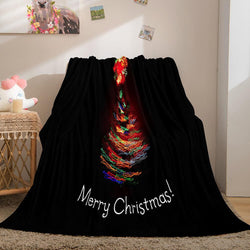 Merry Christmas Flannel Fleece Blanket (Online Order Only)