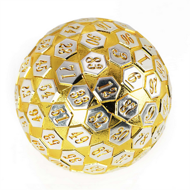 45mm Metal D100 - Gold & Silver (ONLINE ORDER ONLY)