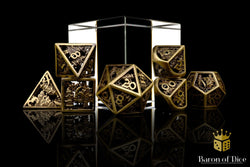 Christmas Metal RPG Dice Set | 7 Pieces