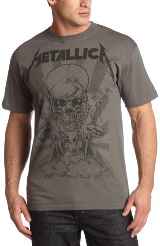 Men'S Metallica "Pushed Boris" T-Shirt, Charcoal, Medium [T-Shirt] (ONLINE ORDER ONLY)