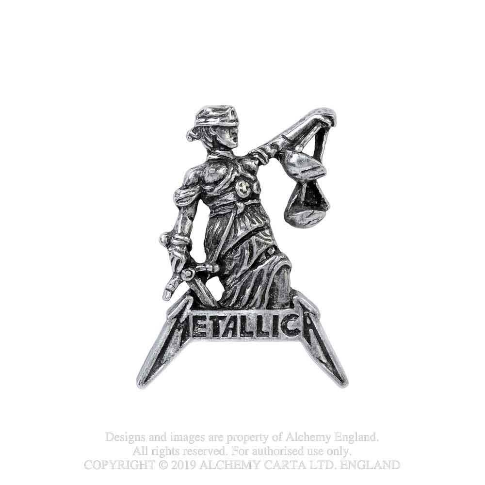 Metallica 'Justice For All' Pewter Pin (Online Order Only)