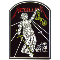 Metallica And Justice For All Tombstone Pin (Online Order Only)