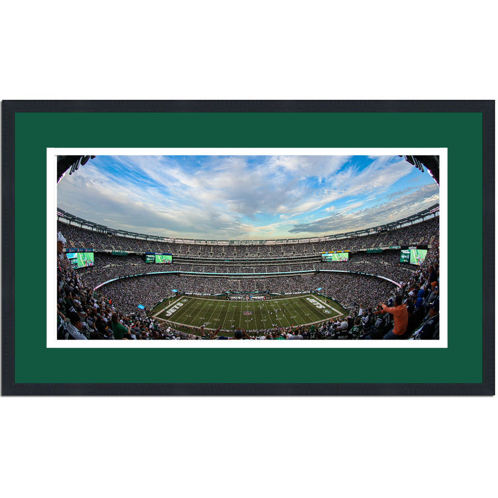 Framed MetLife Stadium New York Jets 16x24 Football Photo Professionally Matted (ONLINE ORDER ONLY)