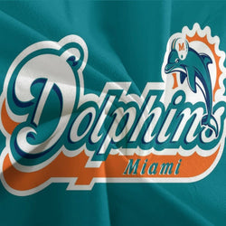 Miami Dolphins Bedding Set Duvet Cover Without Filler (Online Order Only)
