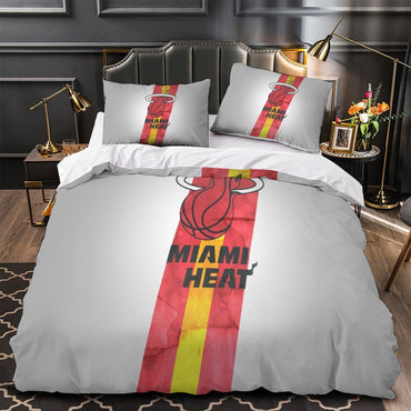 Miami Heat Bedding Set Duvet Cover Without Filler (Online Order Only)