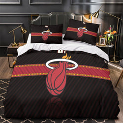 Miami Heat Bedding Set Duvet Cover Without Filler (Online Order Only)