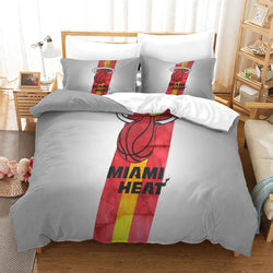 Miami Heat Bedding Set Duvet Cover Without Filler (Online Order Only)