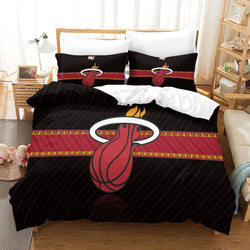 Miami Heat Bedding Set Duvet Cover Without Filler (Online Order Only)