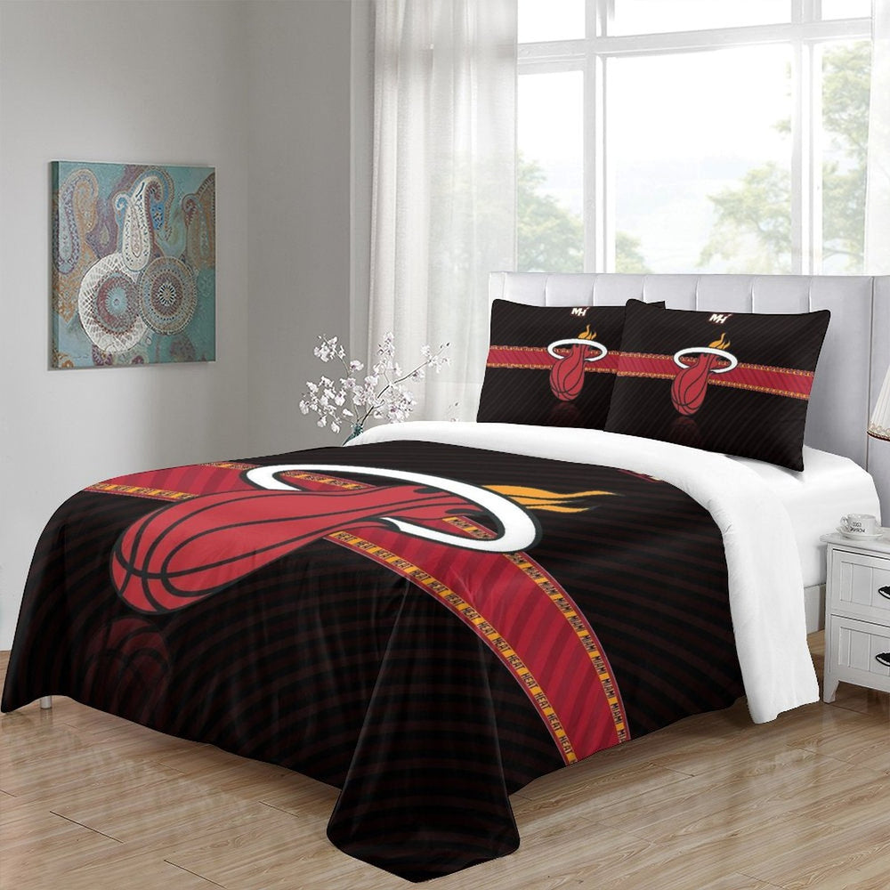 Miami Heat Bedding Set Duvet Cover Without Filler (Online Order Only)