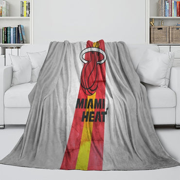 Miami Heat Blanket Flannel Fleece Throw Room Decoration (Online Order Only)