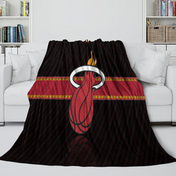 Miami Heat Blanket Flannel Fleece Throw Room Decoration (Online Order Only)