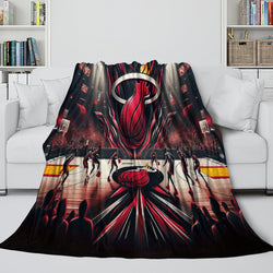 Miami Heat Blanket Flannel Fleece Throw Room Decoration (Online Order Only)