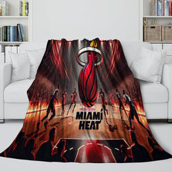 Miami Heat Blanket Flannel Fleece Throw Room Decoration (Online Order Only)