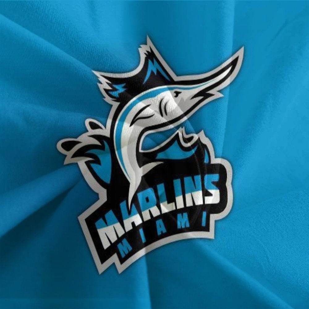 Miami Marlins Bedding Set Quilt Cover Without Filler (Online Order Only)