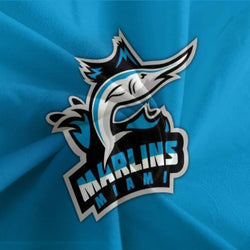 Miami Marlins Bedding Set Quilt Cover Without Filler (Online Order Only)