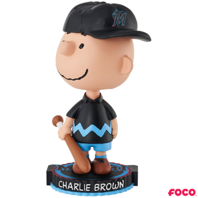 Charlie Brown Peanuts Bighead MLB Bobbleheads (ONLINE ORDER ONLY)