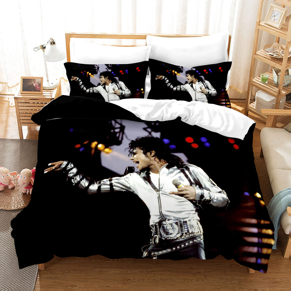 Michael Jackson 3 Piece Bedding Sets Quilt Covers (Online Order Only)