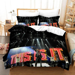 Michael Jackson 3 Piece Bedding Sets Quilt Covers (Online Order Only)