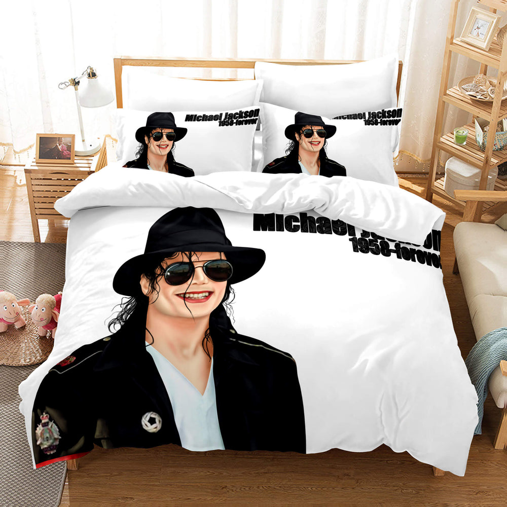Michael Jackson 3 Piece Bedding Sets Quilt Covers (Online Order Only)
