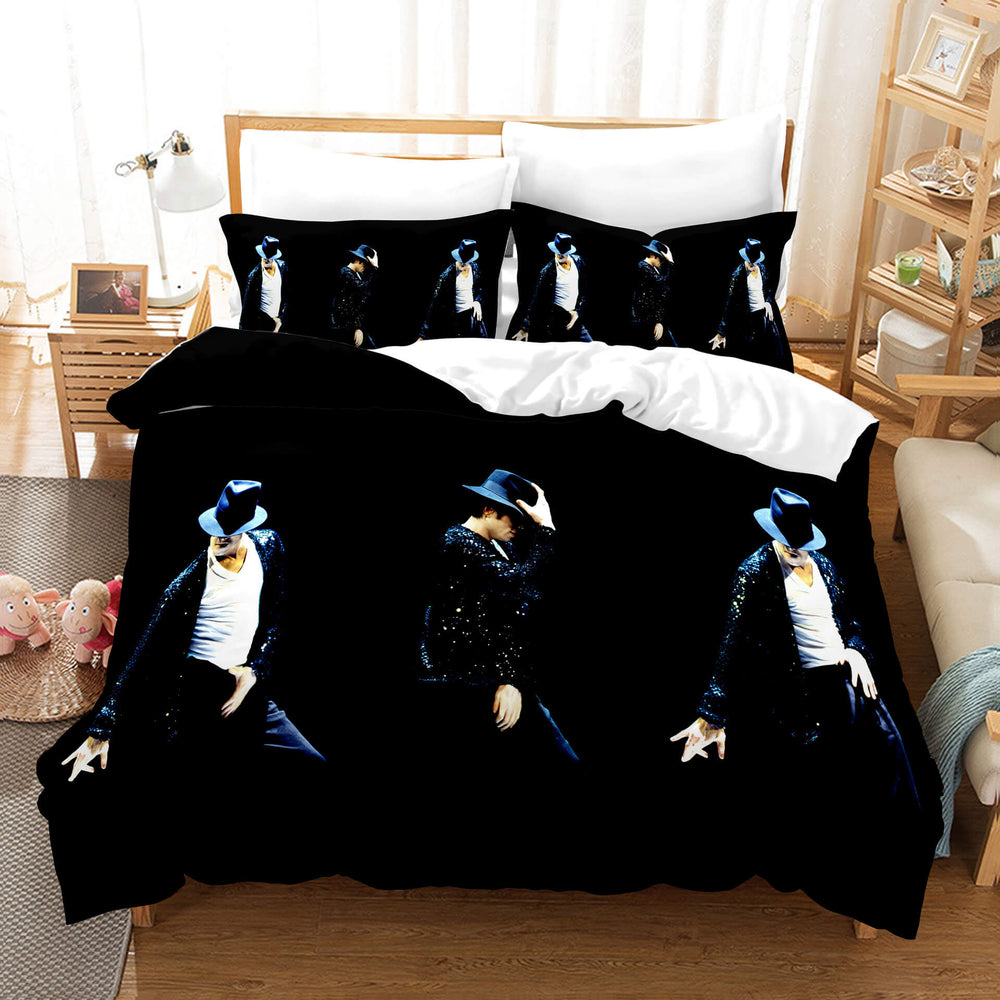 Michael Jackson 3 Piece Bedding Sets Quilt Covers (Online Order Only)