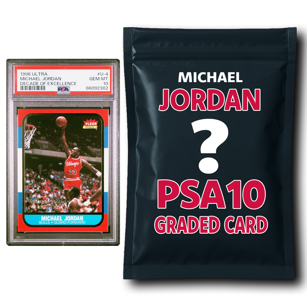 Michael Jordan PSA 10 Graded Basketball Card Mystery Pack (ONLINE ORDER ONLY)