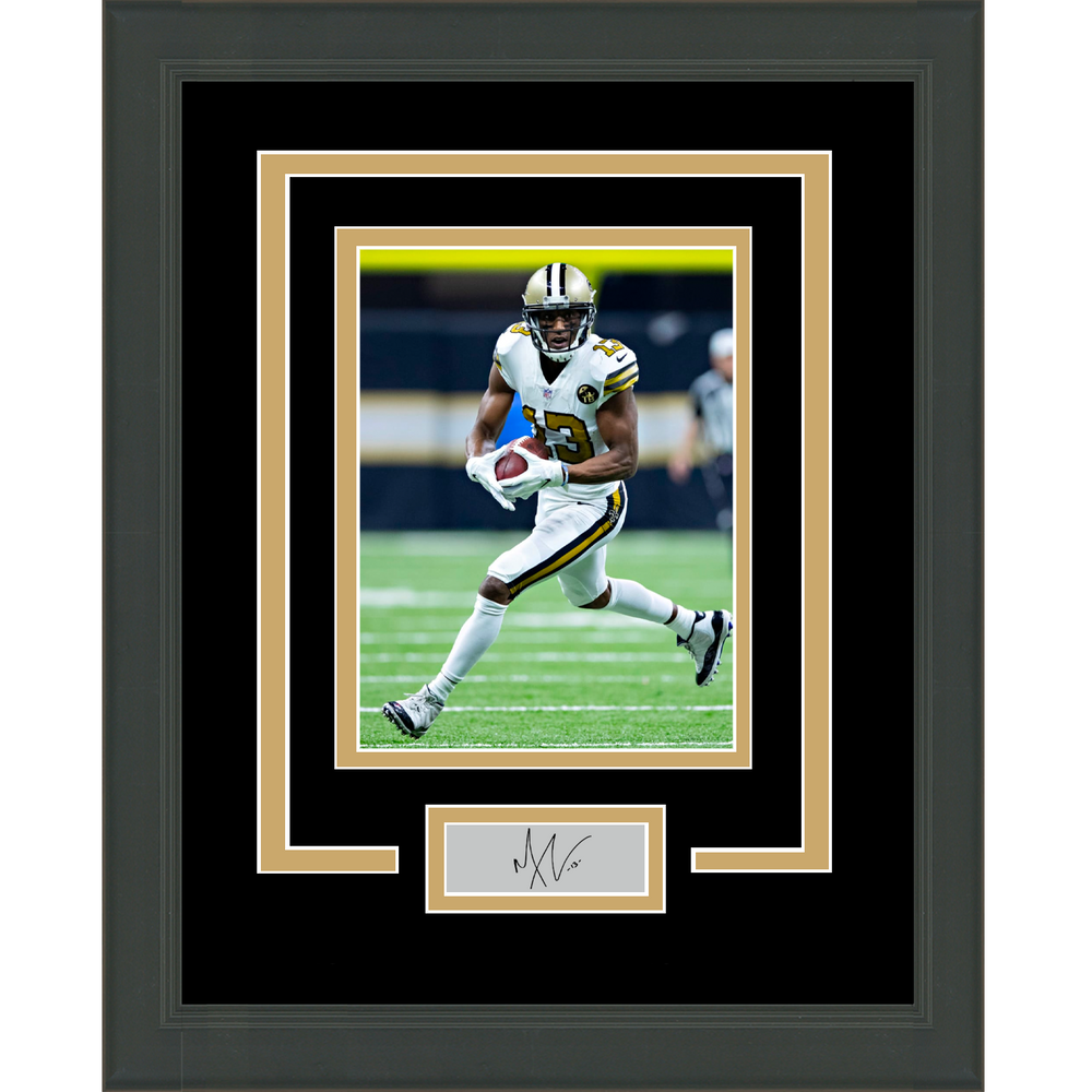 Framed Michael Thomas Facsimile Laser Engraved Signature Auto New Orleans Saints 11x14 Football Photo (ONLINE ORDER ONLY)