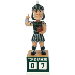 Michigan State Spartans Basketball Top 25 Ranking Tracker Bobblehead (Presale) (ONLINE ORDER ONLY)