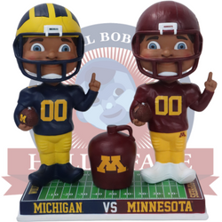 Michigan vs. Minnesota Football Rivalry Bobblehead (Presale) (ONLINE ORDER ONLY)