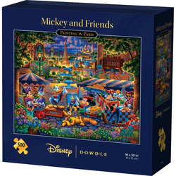 Mickey & Friends Painting in Paris 500 Piece Jigsaw Puzzle Disney x Dowdle (ONLINE ORDER ONLY)