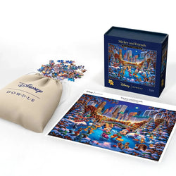 Mickey & Friends Skating in Central Park 500 Piece Jigsaw Puzzle Disney x Dowdle (ONLINE ORDER ONLY)