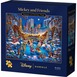 Mickey & Friends Skating in Central Park 500 Piece Jigsaw Puzzle Disney x Dowdle (ONLINE ORDER ONLY)