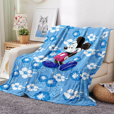 Mickey Blanket Flannel Throw Room Decoration (Online Order Only)