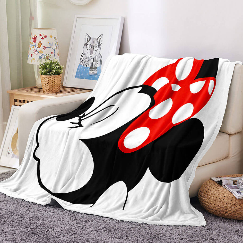 Mickey Blanket Flannel Throw Room Decoration (Online Order Only)
