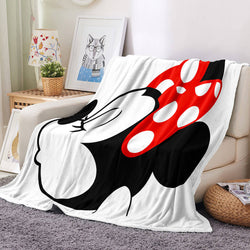 Mickey Blanket Flannel Throw Room Decoration (Online Order Only)