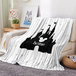Mickey Blanket Flannel Throw Room Decoration (Online Order Only)