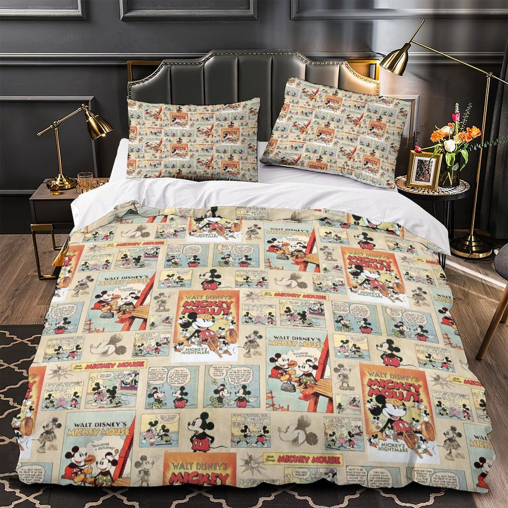 Mickey Mouse Bedding Set Pattern Quilt Cover Without Filler (Online Order Only)