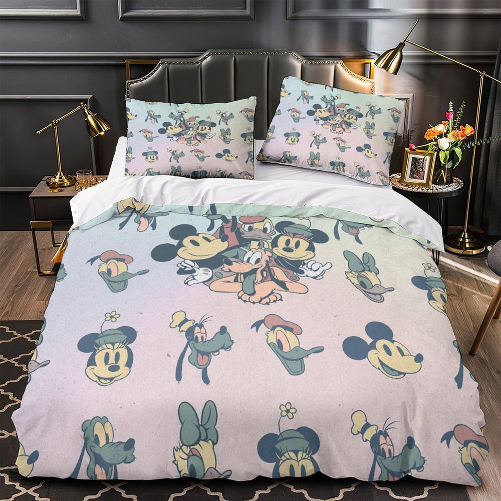 Mickey Mouse Bedding Set Pattern Quilt Cover Without Filler (Online Order Only)