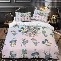 Mickey Mouse Bedding Set Pattern Quilt Cover Without Filler (Online Order Only)