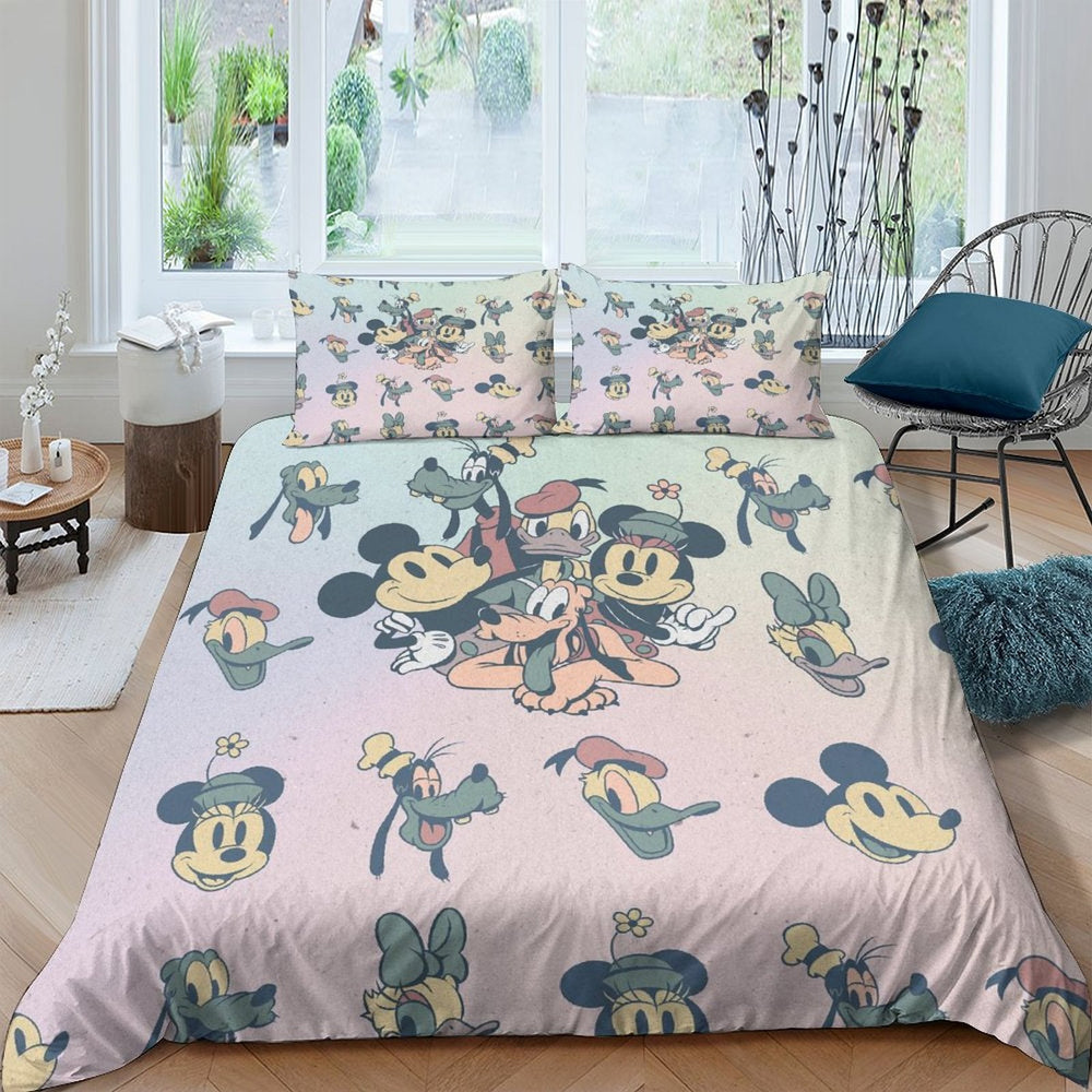 Mickey Mouse Bedding Set Pattern Quilt Cover Without Filler (Online Order Only)