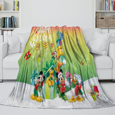 Mickey Mouse Blanket Flannel Fleece Throw Room Decoration (Online Order Only)