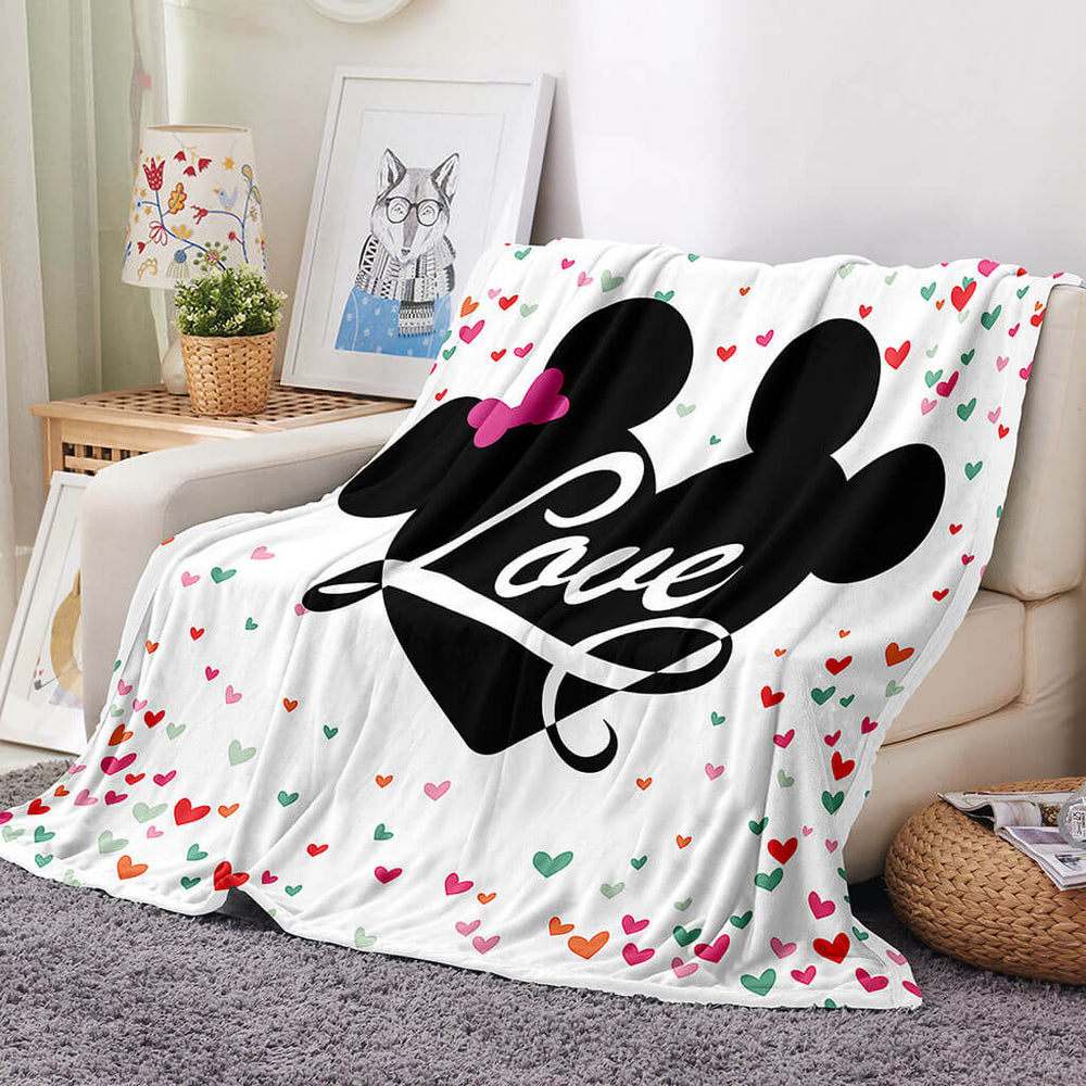 Mickey Mouse Blanket Flannel Throw Room Decoration (Online Order Only)