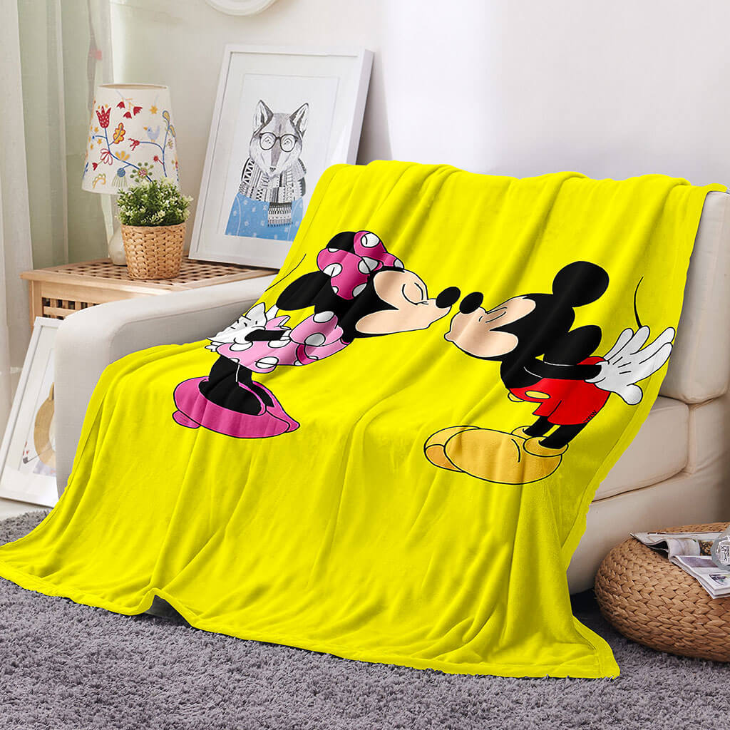 Mickey Mouse Blanket Flannel Throw Room Decoration (Online Order Only)