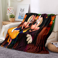 Mickey Mouse Blanket Flannel Throw Room Decoration (Online Order Only)