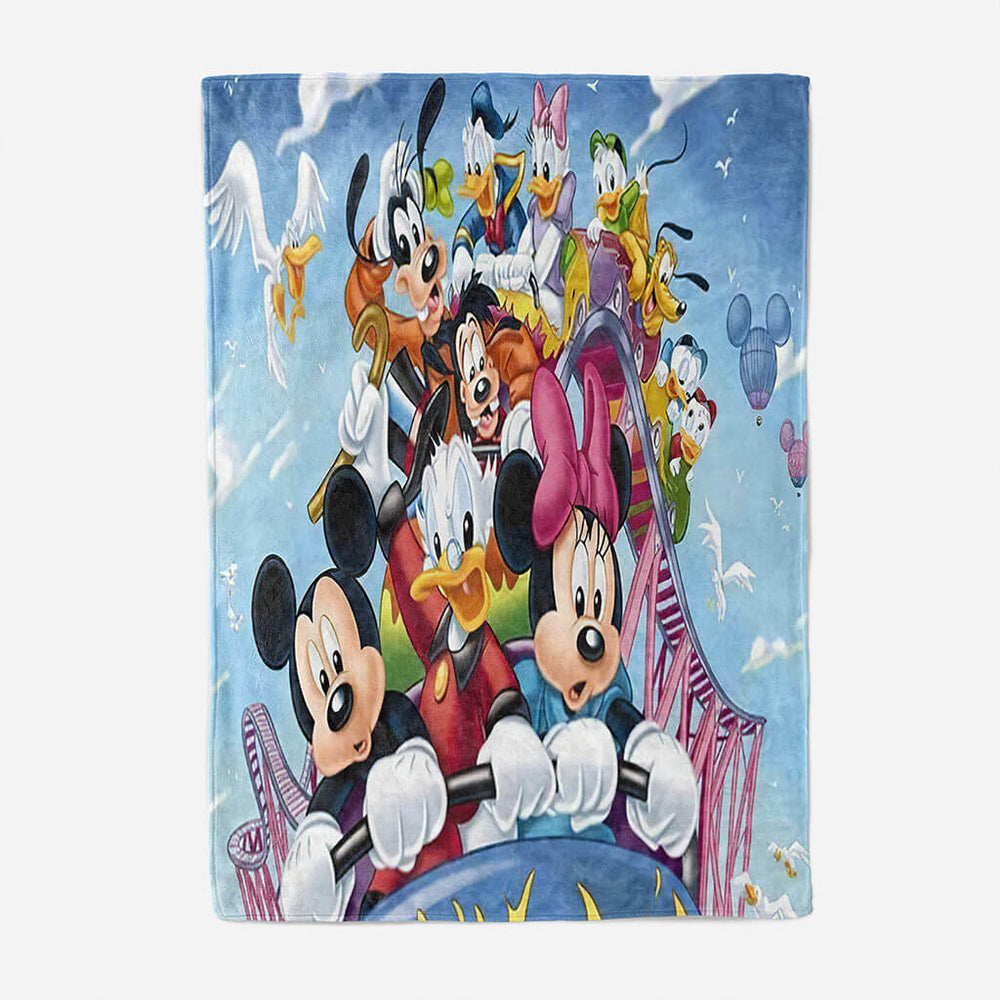 Mickey Mouse Blanket Flannel Throw Room Decoration (Online Order Only)