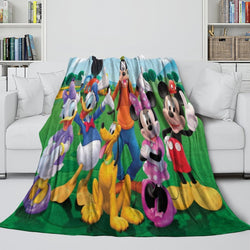 Mickey Mouse Club House Blanket Flannel Throw Room Decoration (ONLINE ORDER ONLY)