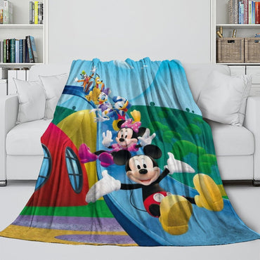 Mickey Mouse Club House Blanket Flannel Throw Room Decoration (ONLINE ORDER ONLY)