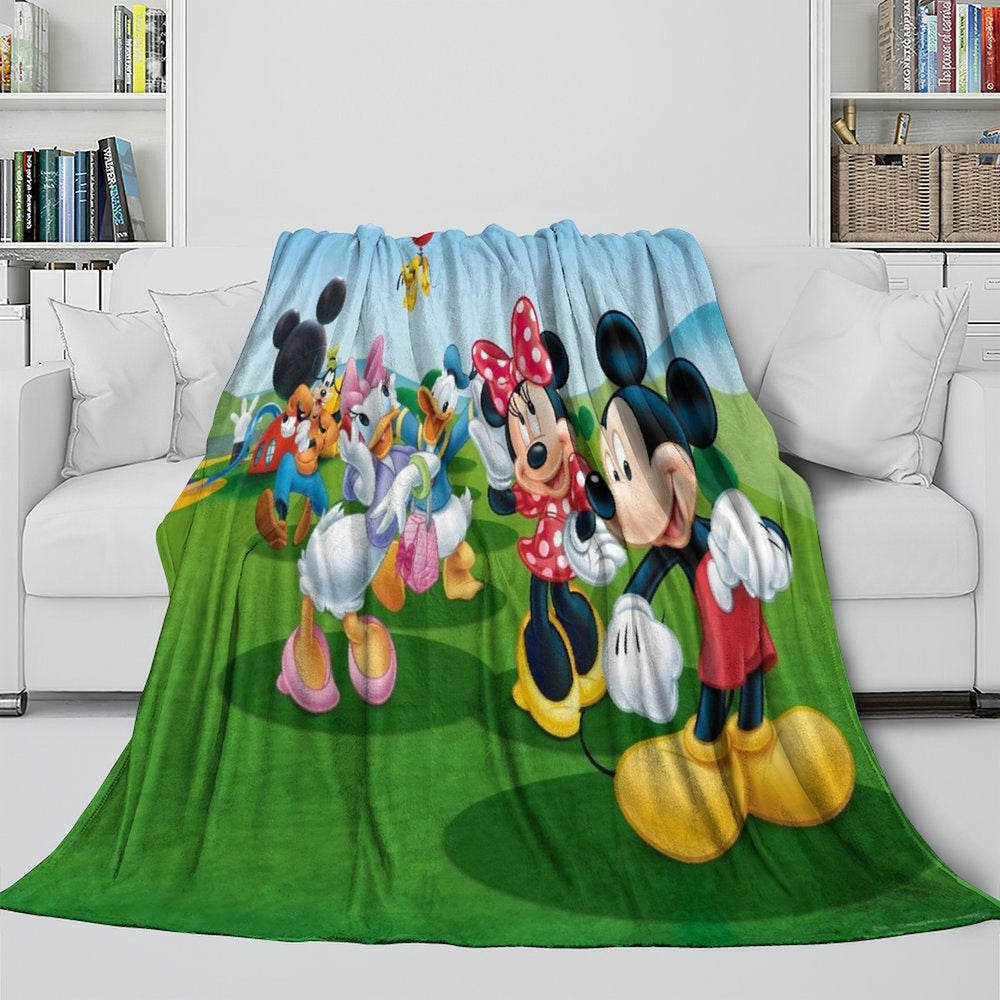 Mickey Mouse Club House Blanket Flannel Throw Room Decoration (ONLINE ORDER ONLY)