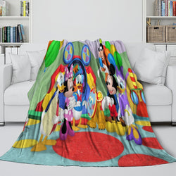 Mickey Mouse Club House Blanket Kids Flannel Throw Room Decoration (ONLINE ORDER ONLY)