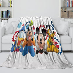 Mickey Mouse Club House Blanket Kids Flannel Throw Room Decoration (ONLINE ORDER ONLY)