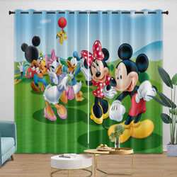 Mickey Mouse Club House Curtains Kids Blackout Window Drapes (ONLINE ORDER ONLY)